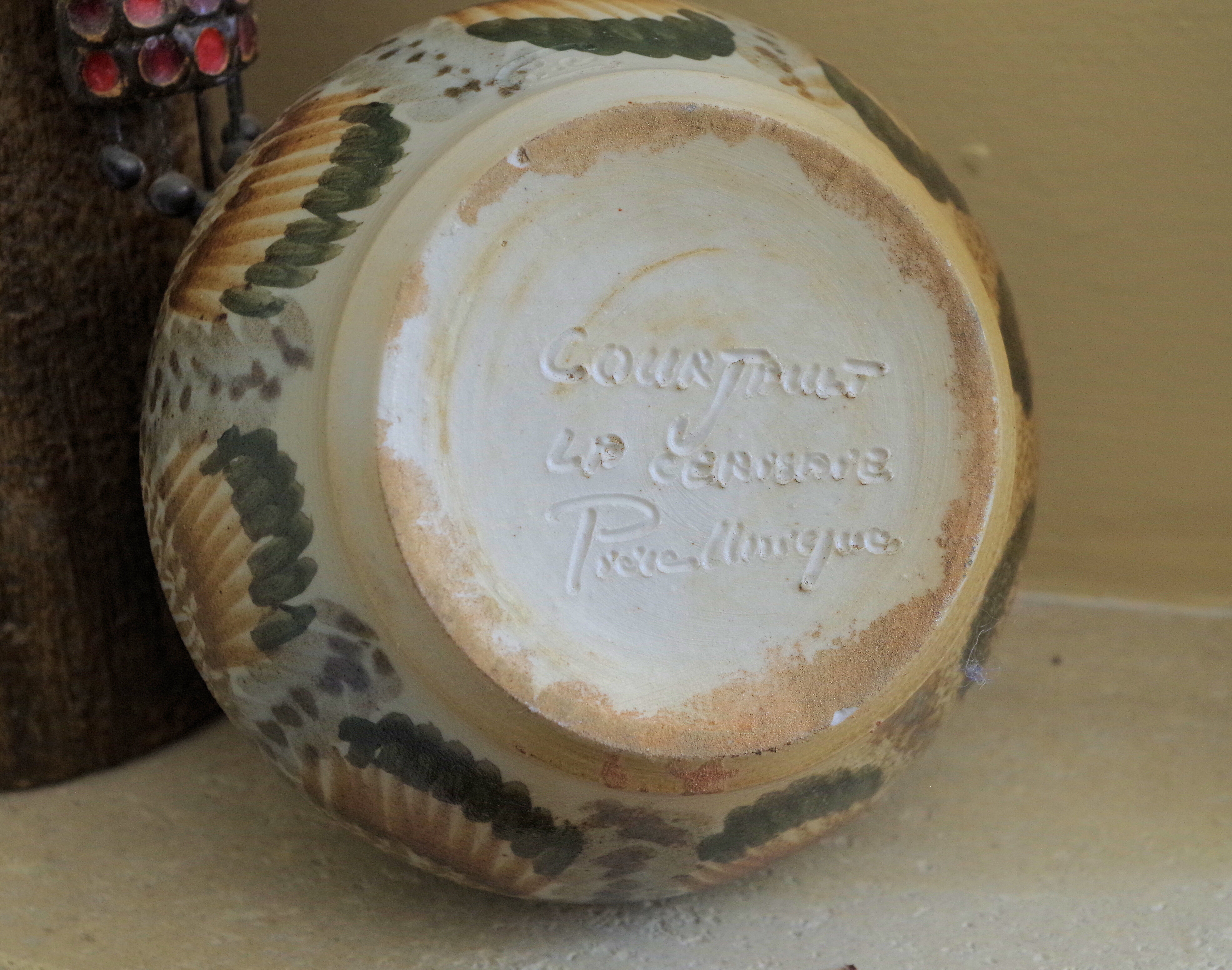 Ceramic vase by JC Courjault