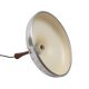 Scandinavian pendant light - Brushed steel and rosewood