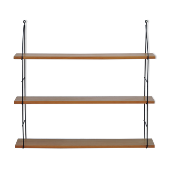 Wall shelf vintage wire and wood