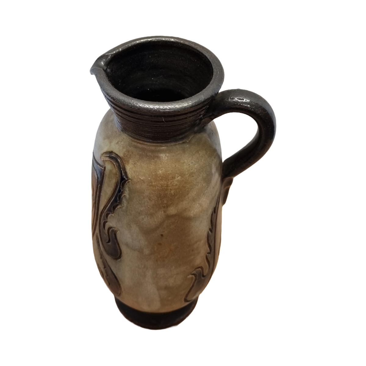 Sandstone vase By Bouffioulx Jules Guérin Jumet, 1st half 1900s
