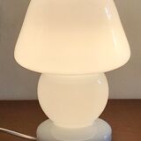 Opaline vintage mushroom lamp