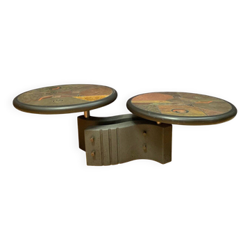 Dutch modular coffee table by Paul Kingma, 1980s