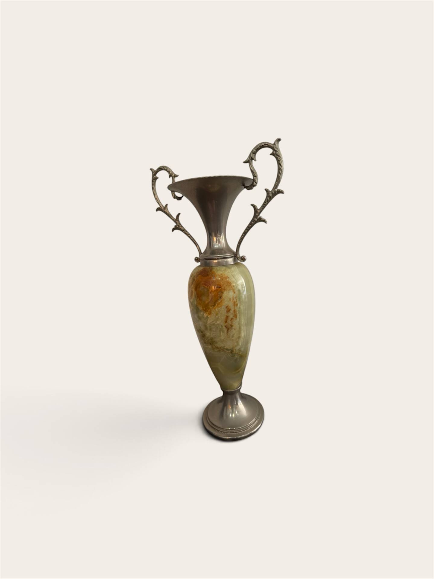 Onyx and alabaster vase