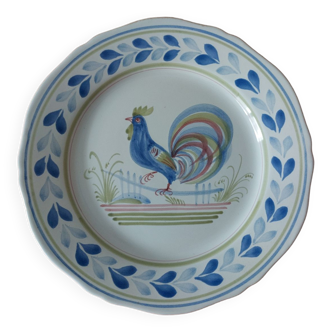 Plate HB Henriot rooster decoration