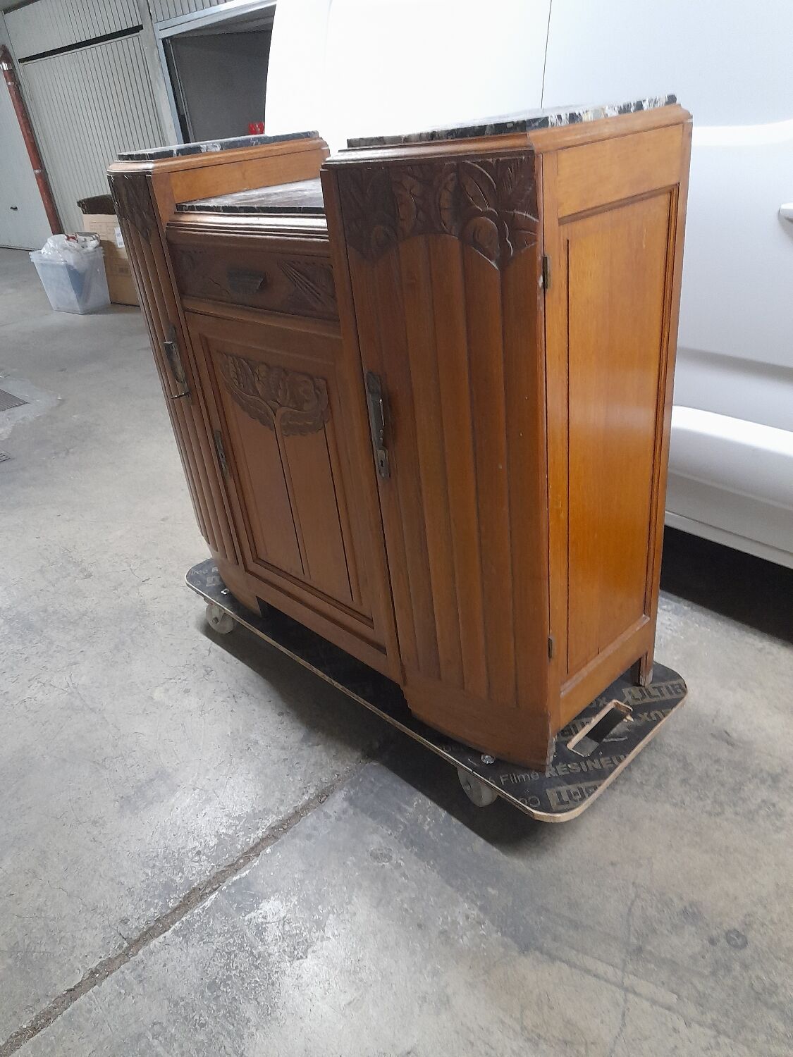 Art deco oak furniture