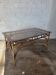 Dal Vera table in bamboo and rattan, Italian design 1970