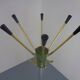 Brass & Steel Coat Rack, Germany, 1960s