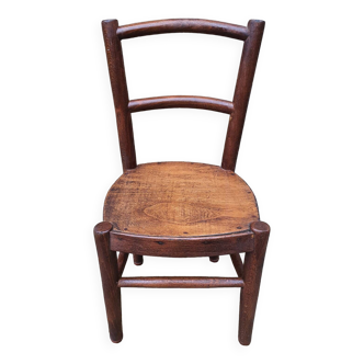 Small wooden children's chair, vintage, 20s/30s