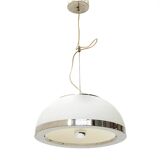 Opaline glass suspension by Pia Guidetti Crippa for Lumi, 1970s.