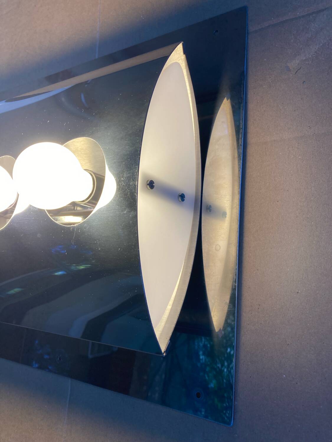 Pair of vintage 70'S Goffredo Reggiani wall lights