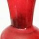 Vintage KIL Ceramic Vase: Red & Brown Lava Glaze, 1970s Yugoslavia