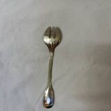 5 silver-plated oyster forks 1879