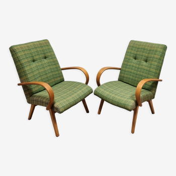 Paire de fauteuils by Jaroslav Smidek