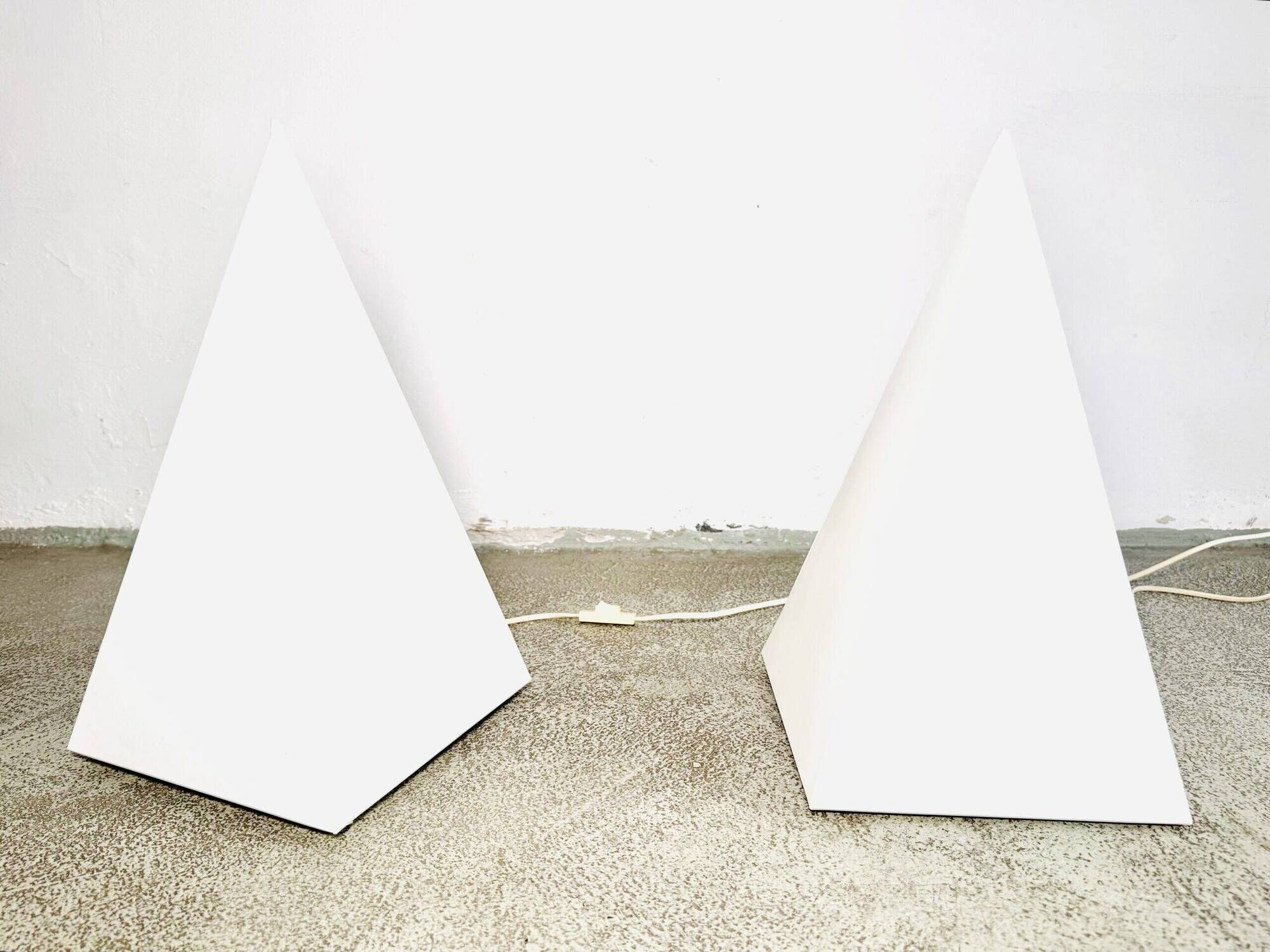 Pyramid Floor & Table Lamp By Harco Loor For Harco Loor Design, The Netherlands 1980S