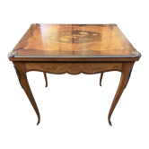 Louis XV style marquetry games table