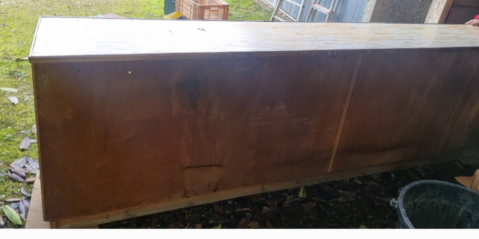 Old workshop counter furniture