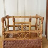 Cane magazine rack