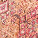 3x12 Red Orange Vintage Runner Rug, 89x373Cm