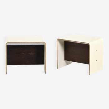 Pair of bedside tables by Pierre Guariche, circa 1968