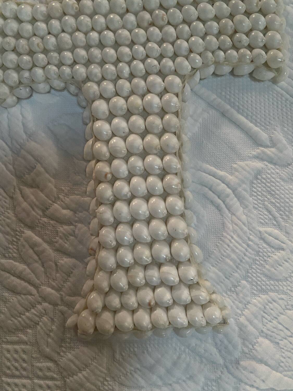 Large Balinese cross made of shells