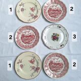 Vintage dessert plates