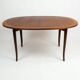 Scandinavian table "Ovalen" in birch, stamped Carl Malmsten, Sweden, 1960s.