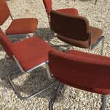 Lot of 5 chairs 1970