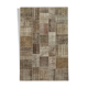 Handmade Anatolian Vintage 195 cm x 300 cm Brown Patchwork Carpet