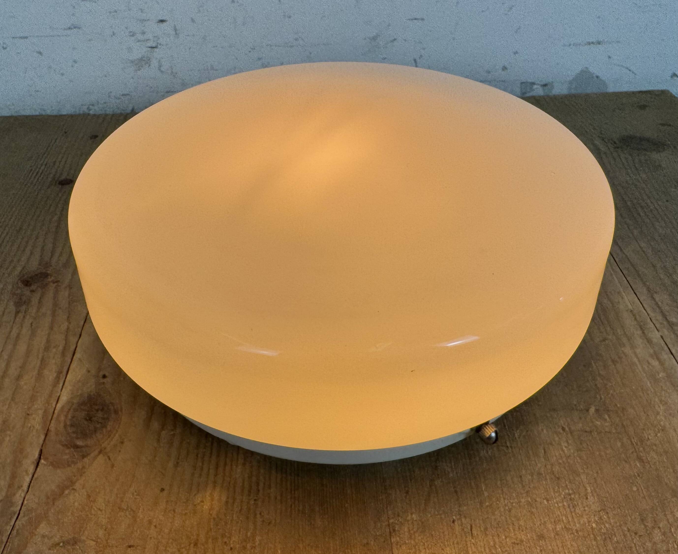 Vintage Soviet Ceiling or Wall Light with Milk Glass, 1980s