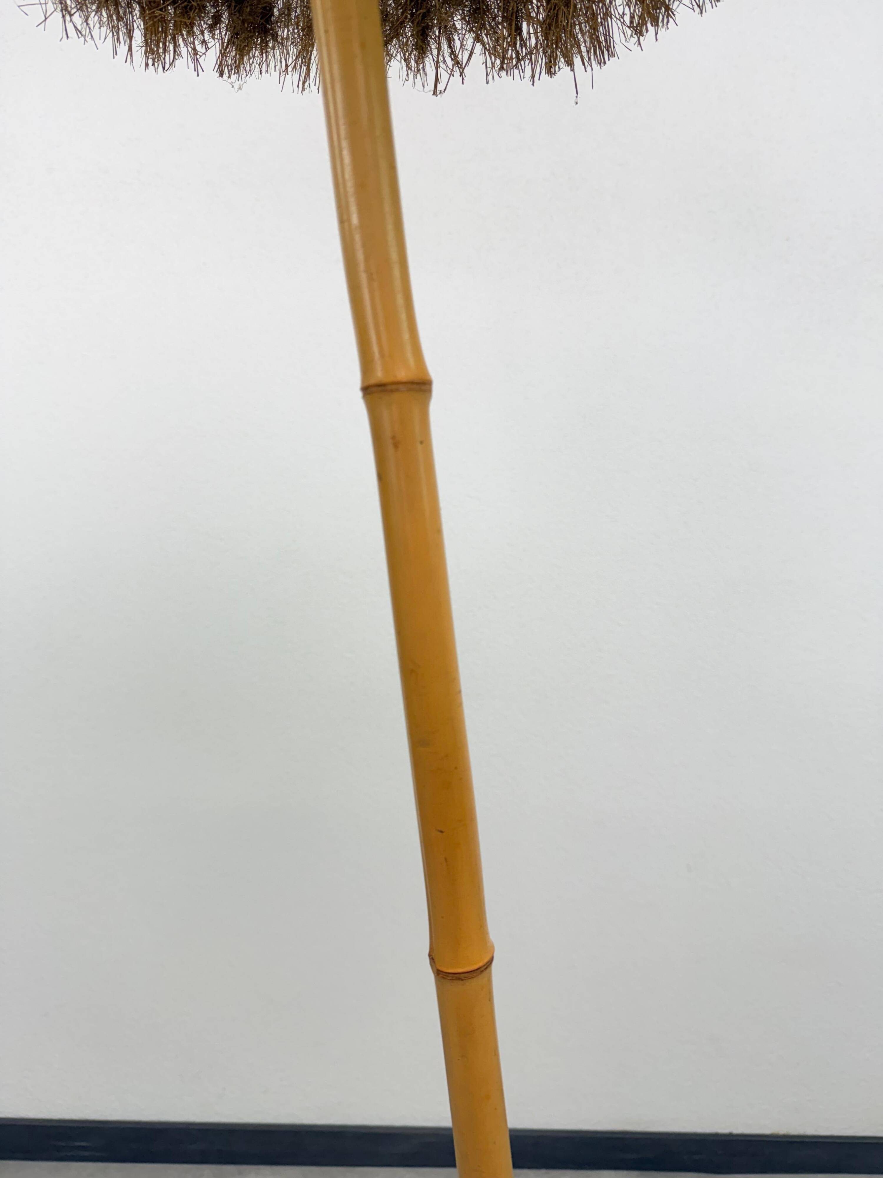 Bamboo floor lamp by Rupert Nikoll (Austria)