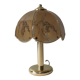 Vintage table lamp in brass and glass by Eglo, Austria 1970-1980