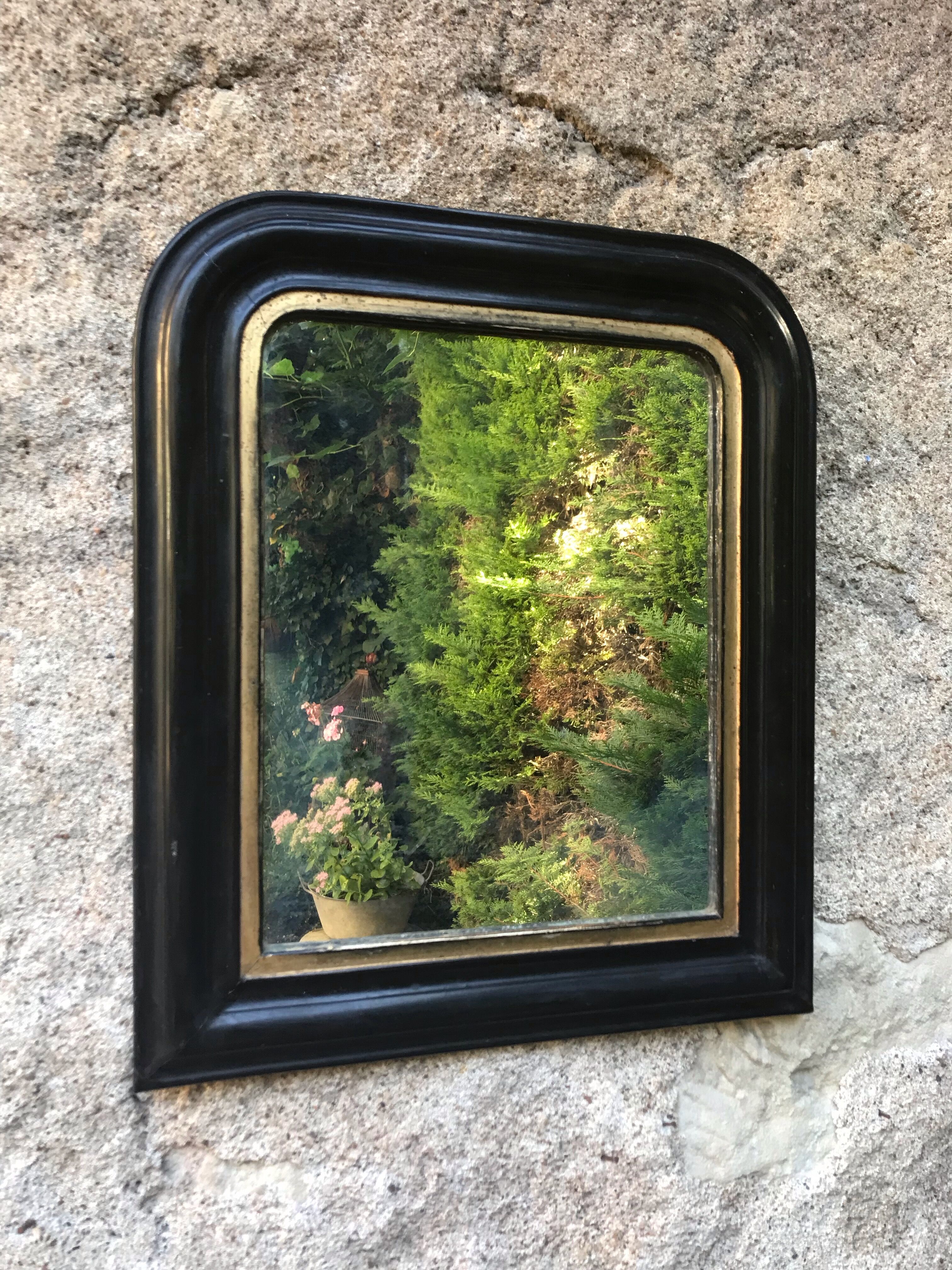 Napoleon III mirror 39.5 x 33.5 cm
