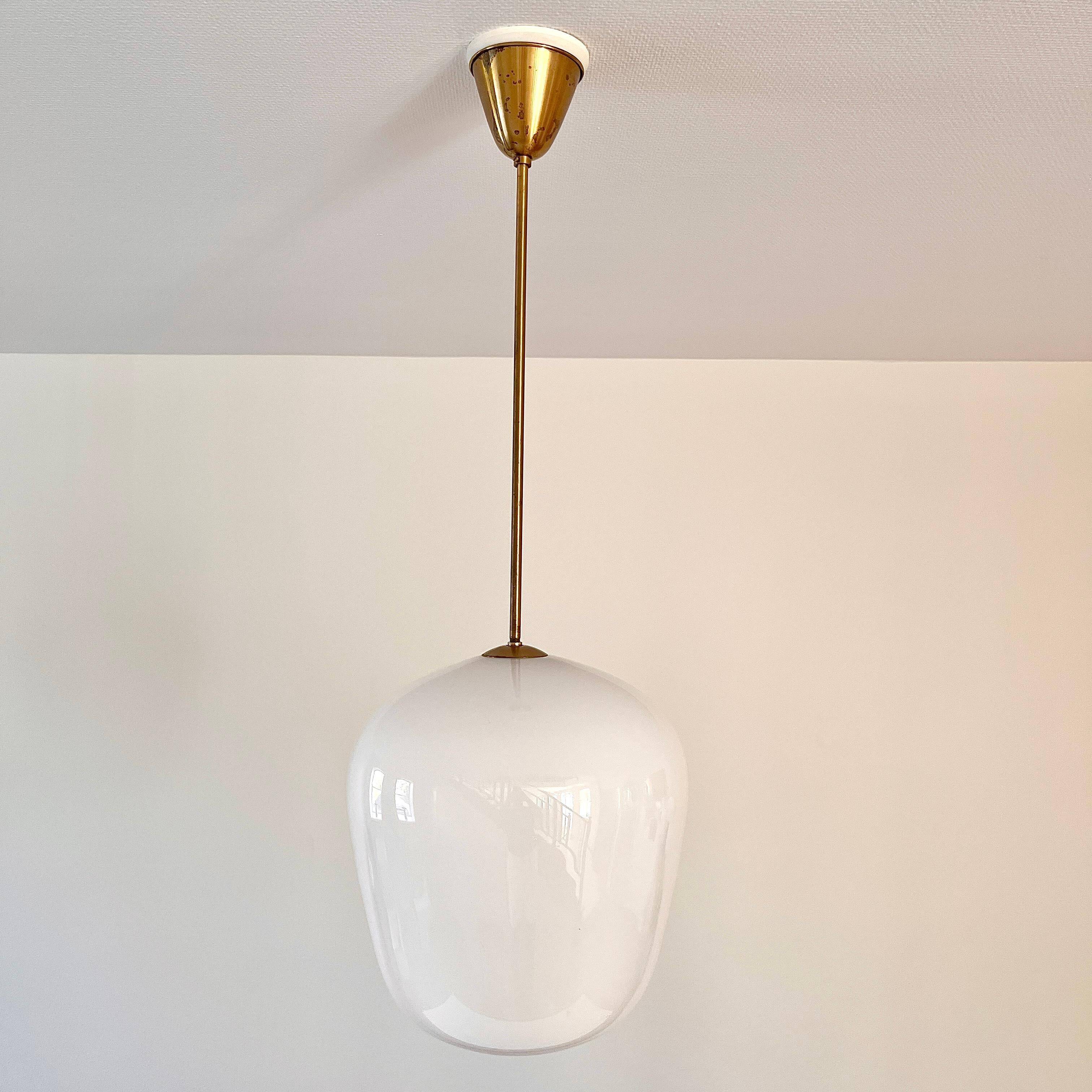 Modern Swedish pendant attributed to Carl-Axel Acking, produced by AB Chr Bergh.
