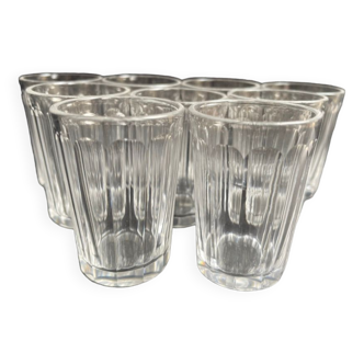 9 verres à liqueur Baccarat service Chicago taille n° 6410