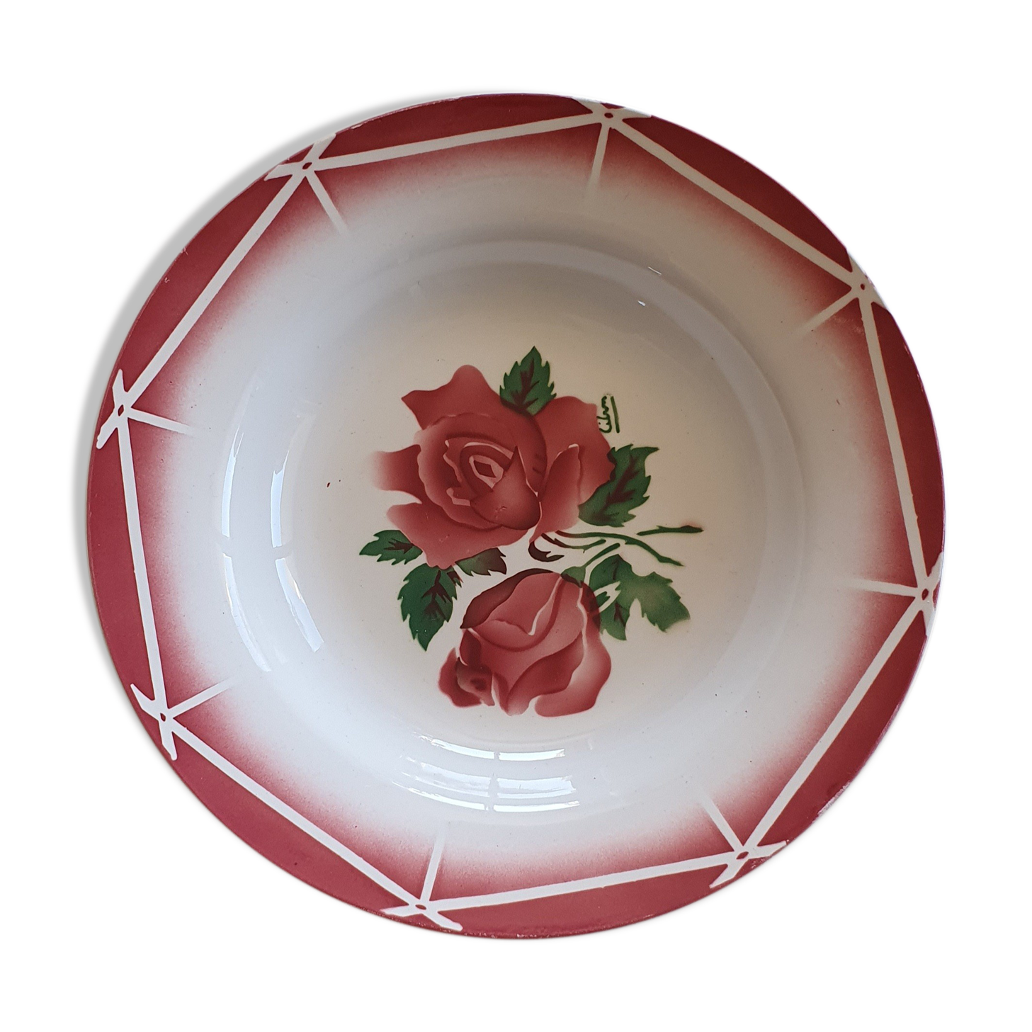 Plate Digoin Sarreguemines