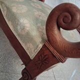 Cross-back armchair in Directoire style