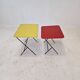 Set of two Metal and Wood Side Tables, 1960s