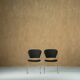 Black chair with metal frame by Perry, UK, 1990s