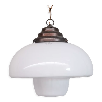 Suspension Philips en verre du milieu du siècle