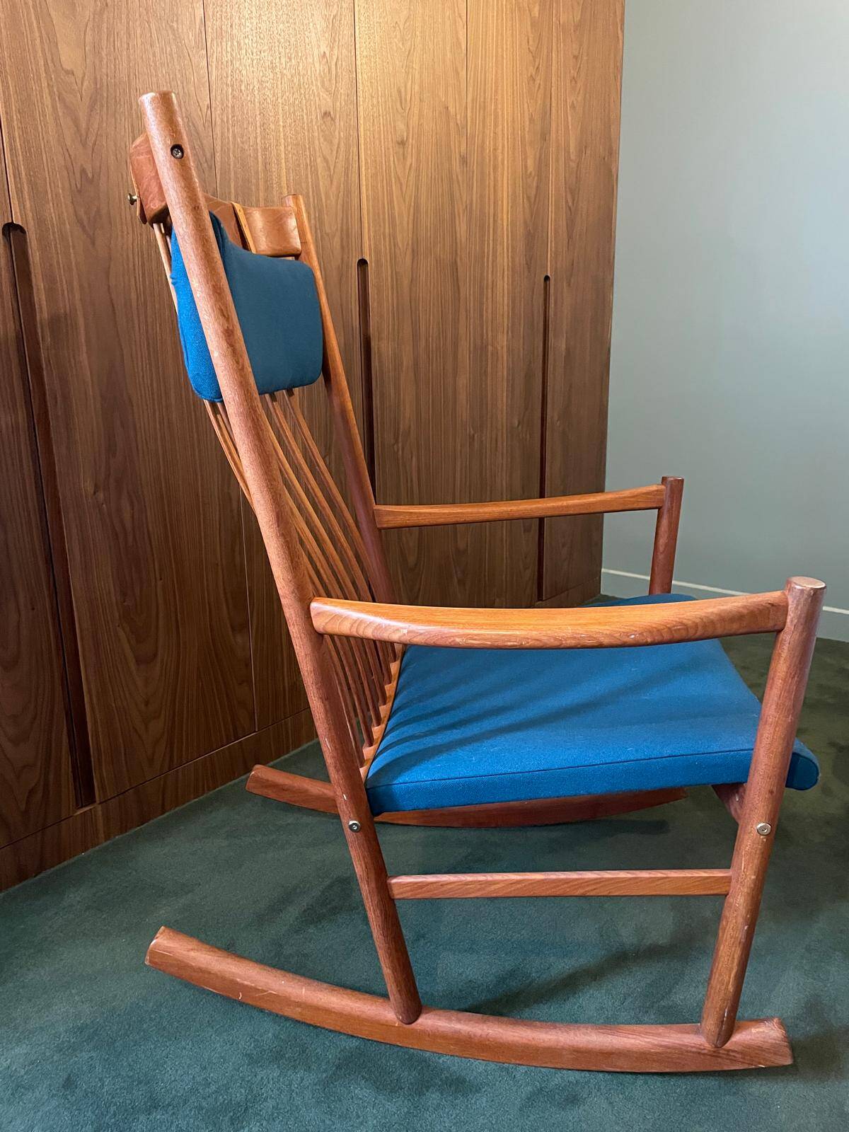 Teak rocking chair, Scandinavian design from the 50s-70s