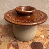 Berry pottery water butter dish