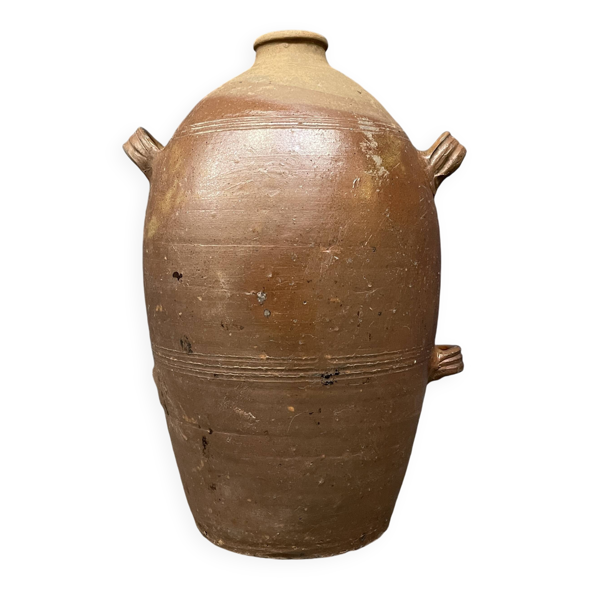 Large antique earthenware jug from Germany 18th century