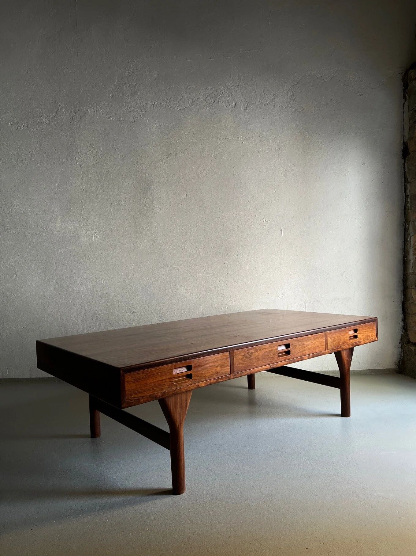 Rosewood coffee table by Nanna Ditzel for Søren Willadsen, Denmark, 1950s
