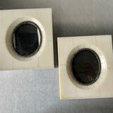 Pair vintage bakelite frames 14.5 cm x 12.5 cm