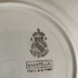 Assiettes dessert bagatelle Luneville KG