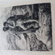 Gravure sur vieux françois nicolas chifflart (1825 - 1901) le passé gravure sur vieux papier japonais.
