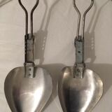 Shoe trees above  aluminium