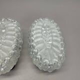 Set of Two 'BUBBLE' Glass Wall Lights in the Tynell Style, Germany, 1970s
