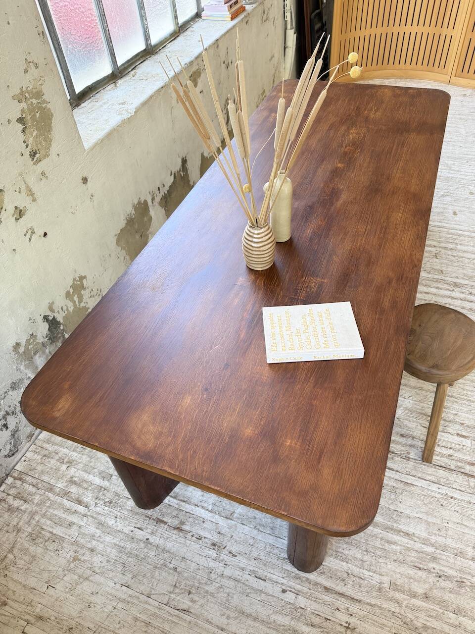 1950s oak reconstruction table