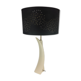 "Concorde" lamp vintage white ceramic 1960